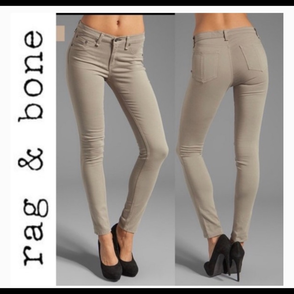 Rag & Bone Desert Khaki Jean Leggings